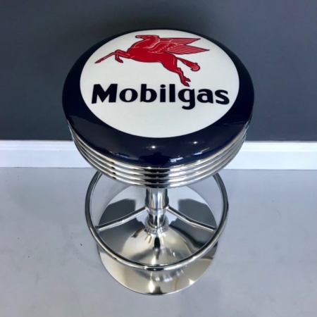 Mobilgas Bar Stool