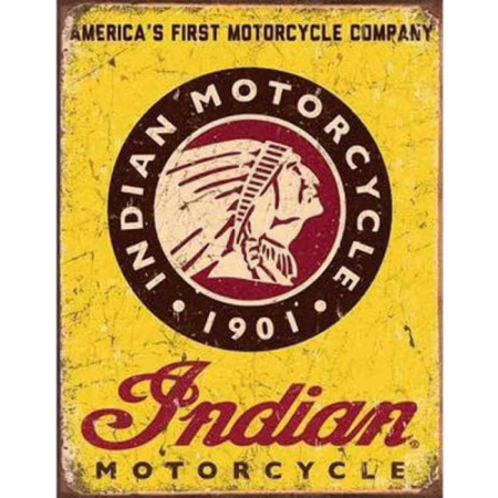 Indian Motorcycle Tin  Sign