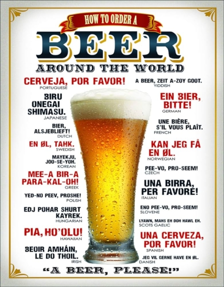 Beer - How To Order Tin Sign