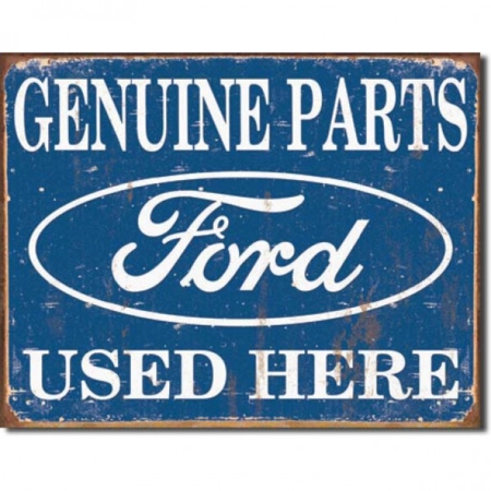 Ford Genuine Parts Tin Sign 