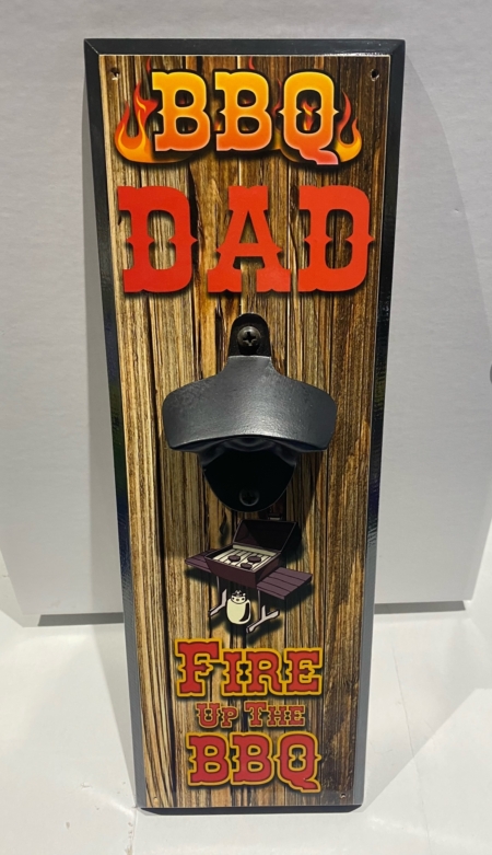 BBQ Dad Wall Mounted Bottle Opener