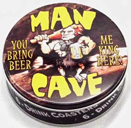 Man Cave Set Of 6 Coasters