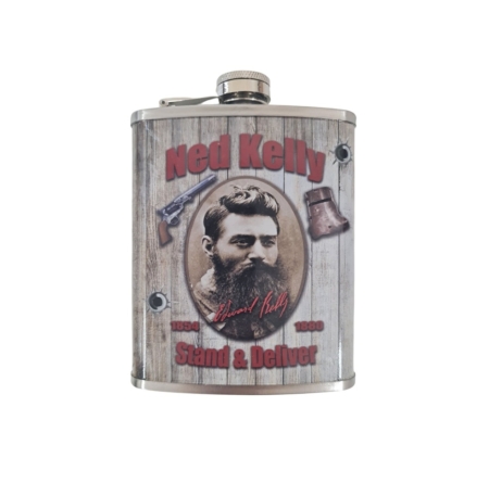 Ned Kelly Hip Flask