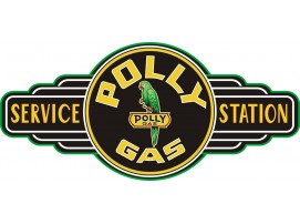 Polly Gas Service Station Sign