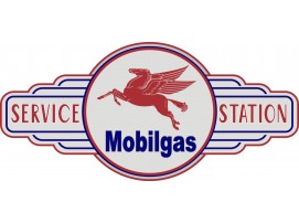 Mobilgas Service Station Sign