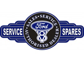 Ford V8 Service Station Sign