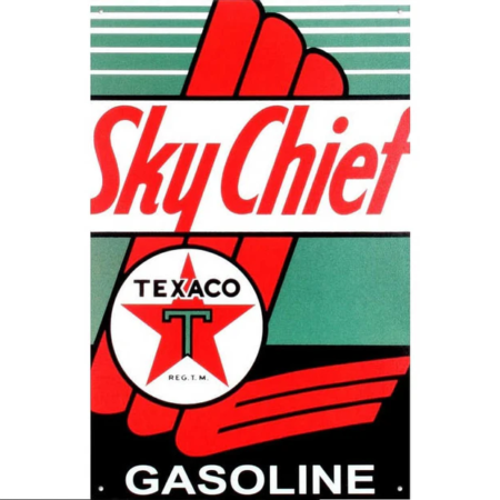 Texaco Sky Chief Tin Sign
