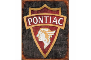 Pontiac 1930 Logo Tin Sign