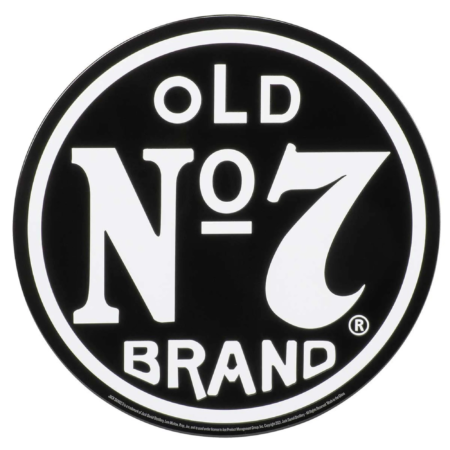 Jack Daniel's Old No7 Round Tin Sign