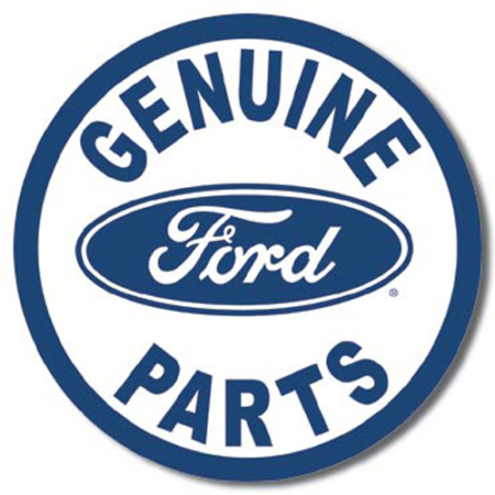 Ford Parts Round Tin Sign