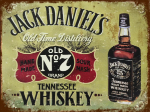 Jack Daniel's Old Time Distillery Tin Sign