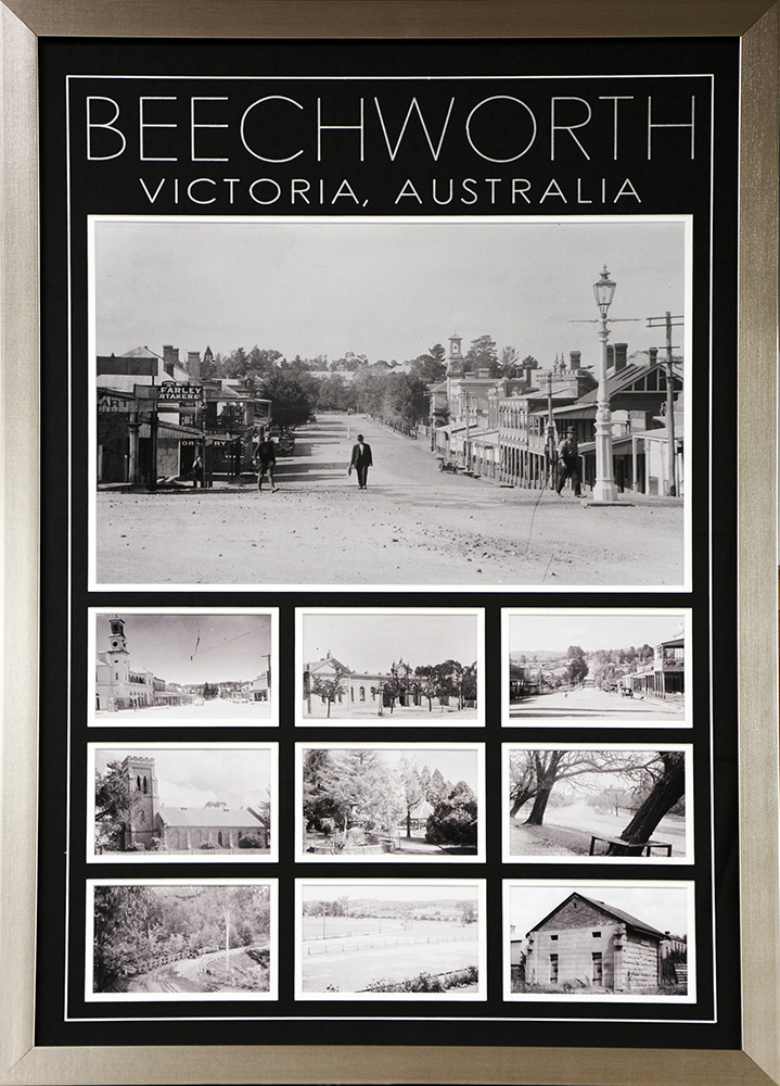 Historic Framed Picture Beechworth Victoria