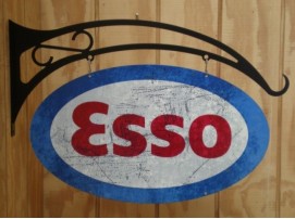ESSO Double Sided Swing Sign