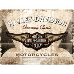 Harley Davidson American Classic Tin Plate Sign
