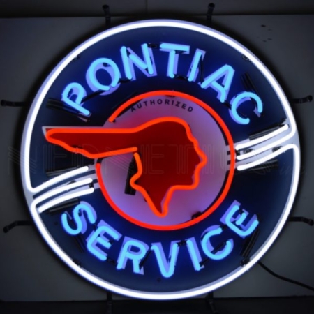 Pontiac Service Neon Sign (60cm)