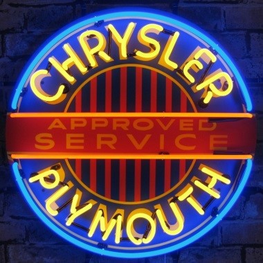 Chrysler Plymouth Neon Sign (60cm)