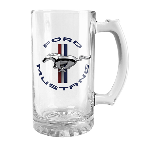 Ford Mustang Glass Stein