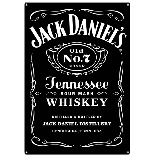 Jack Daniel's Whiskey Tin Sign