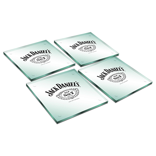 Jack Daniel's Set of 4 Glass Coasters
