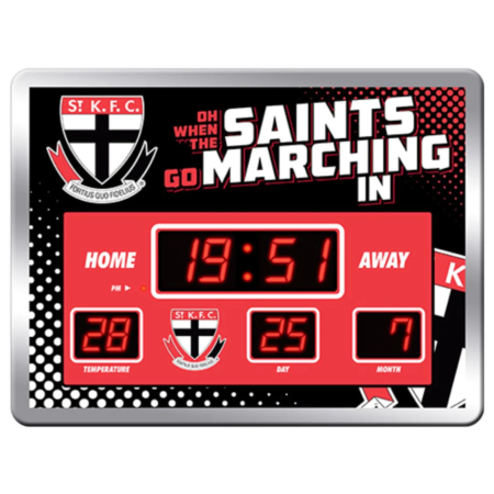 AFL St-Kilda Saint's Scoreboard Clock