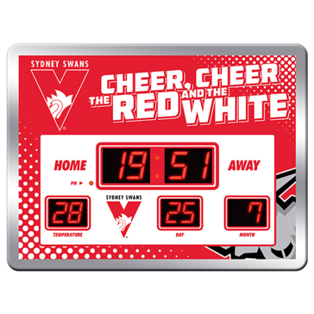 AFL Sydney Swan's Scoreboard Clock