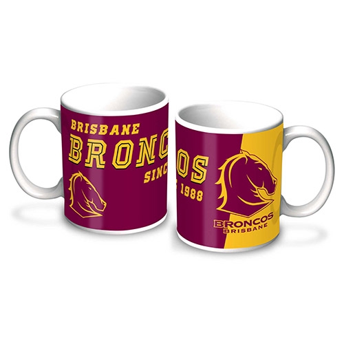 NRL Broncos Logo Mug