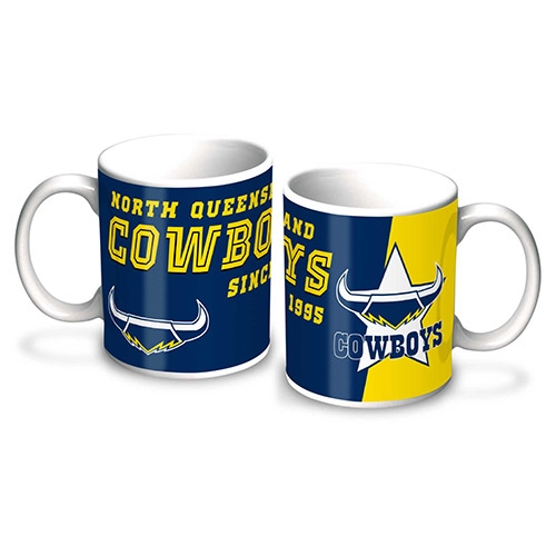NRL Cowboys logo mug