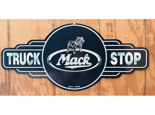Mack Truck Service Station Tin Sign