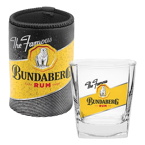 Bundaberg Rum Spirit Glass & Can Cooler
