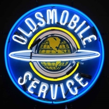 Oldsmobile Service Neon Sign - 90cm
