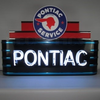 Pontiac Deco Neon Sign