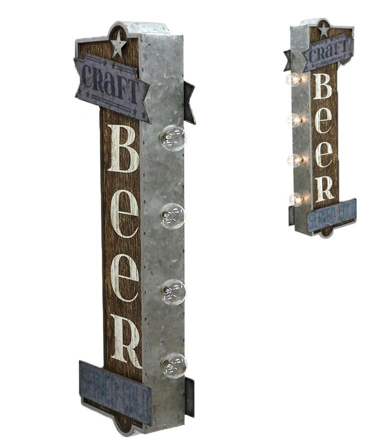 Craft Beer Tin Sign