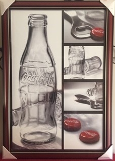 Coke Bottle Framed Print