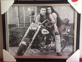 Harley Bike Framed Print