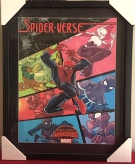 Spider-Verse Comic Framed Print