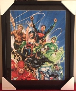Super Heroes Framed Print