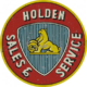 Holden Sales/Service Round Tin-Sign