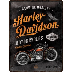 Harley Davidson Timeless Tradition Tin Plate SignPlate-Sign