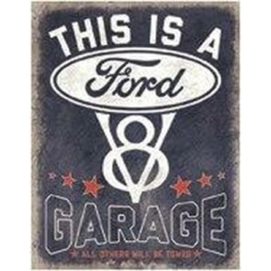 Ford V8-Garage Tin Sign