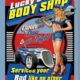 Lucky's Body-Shop Tin Sign
