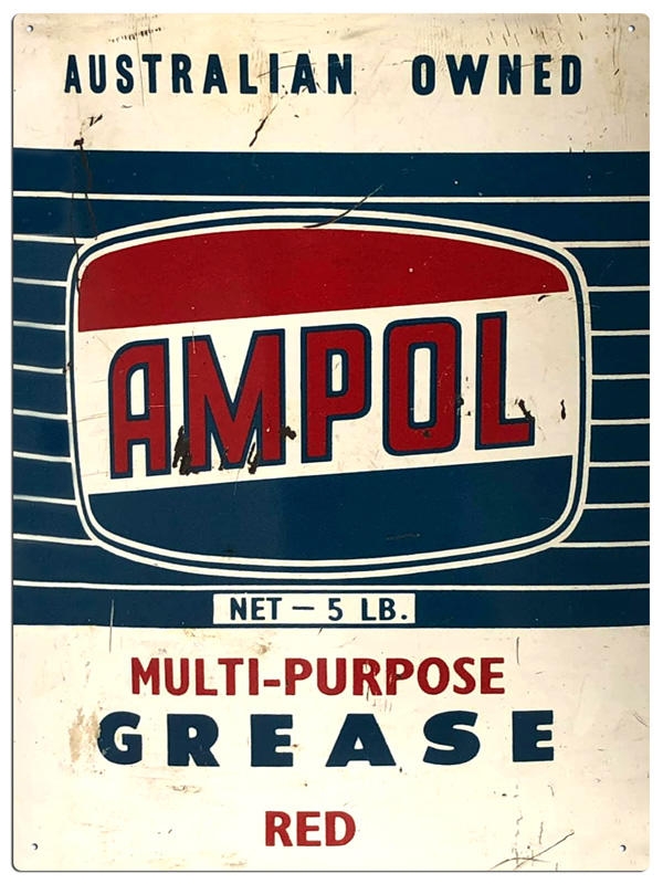 Ampol Grease Tin Sign