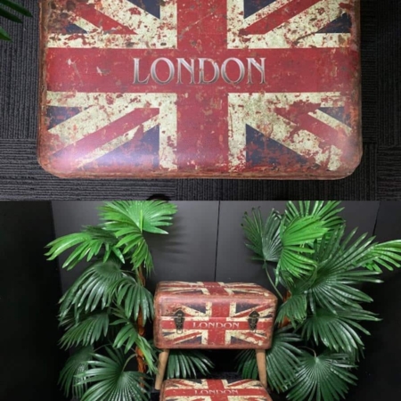 London Set Of 2 Storage Seats
