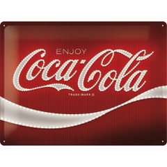 Red Coca-Cola Tin Sign