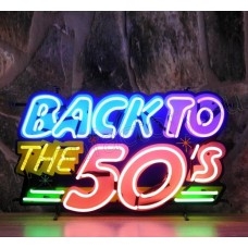 Back To-The 50's Neon-Sign