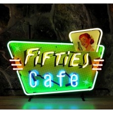 Fifties Cafe Neon Sign