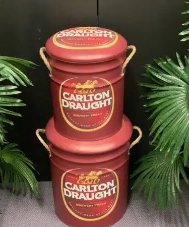 Carlton Draught Set Of 2 Storage Stools