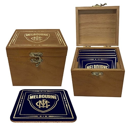 AFL Melbourne Coasters In Wooden-Box
