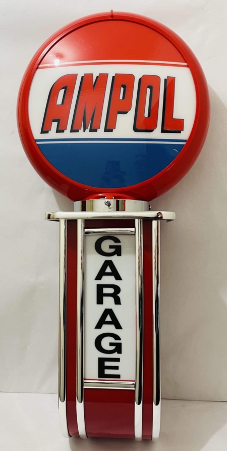 AMPOL Red-White-&-Blue Garage Light
