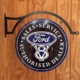 Ford-V8 Large-Round-Sign with-Hanger
