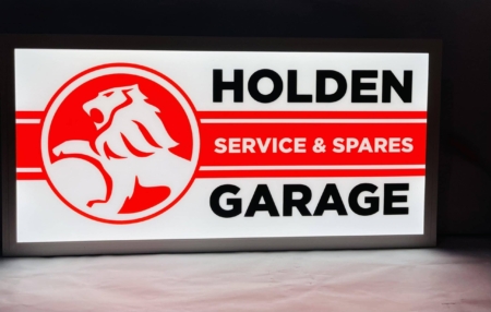 Holden Garage LED Light-Box